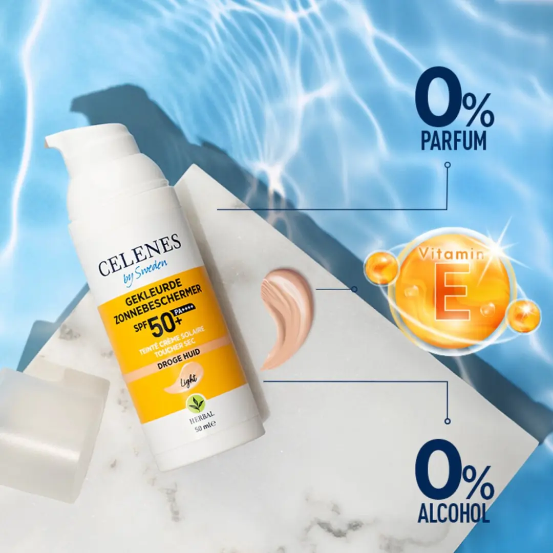 Celenes Herbal Dry Touch Zonnefluïde SPF 50 - 50ml