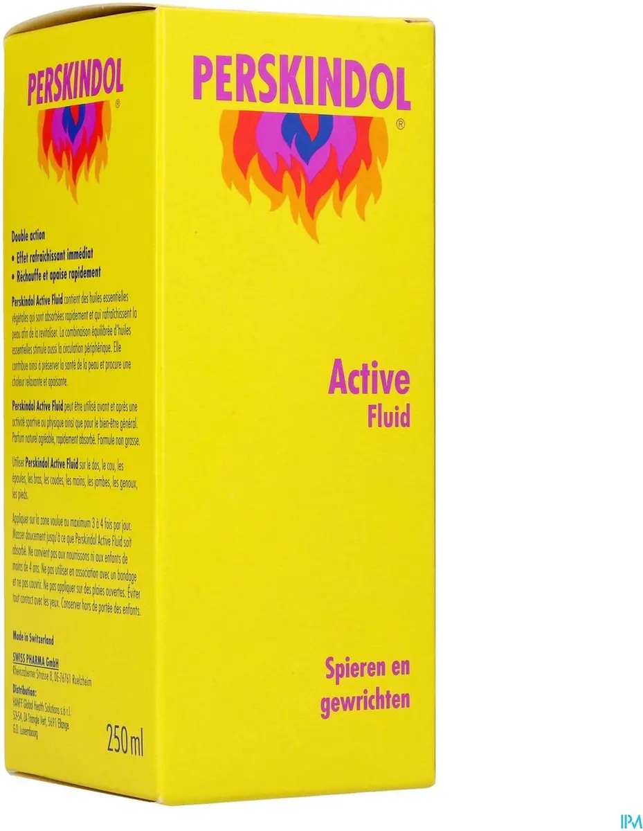 Perskindol Active Fluid Massageolie 250ml
