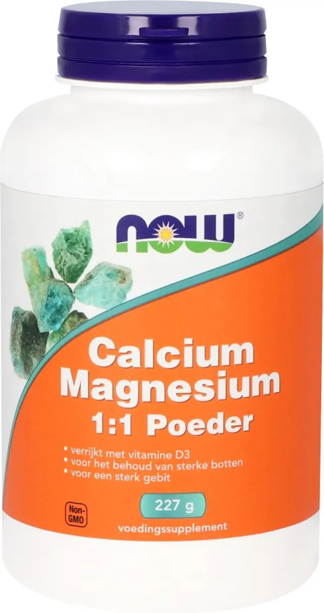 Now Foods Calcium & Magnesium 1:1 Poeder
