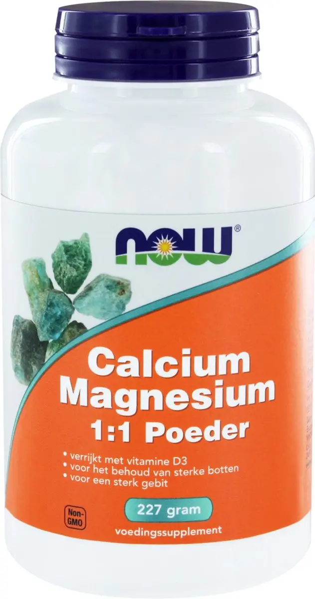 Now Foods Calcium & Magnesium 1:1 Poeder