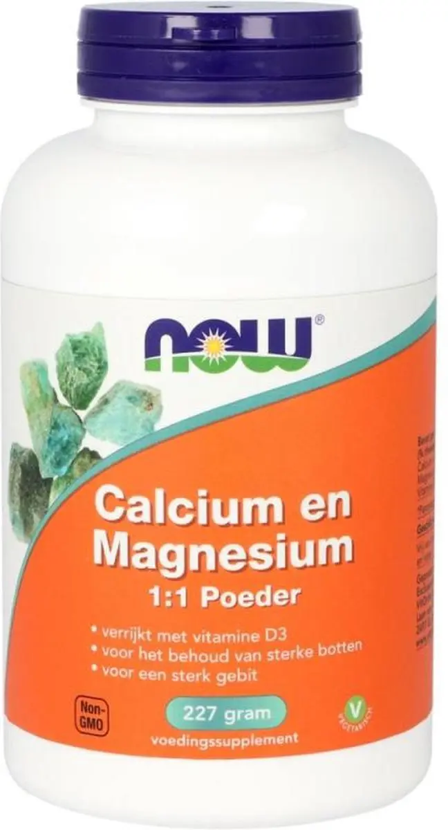 Now Foods Calcium & Magnesium 1:1 Poeder