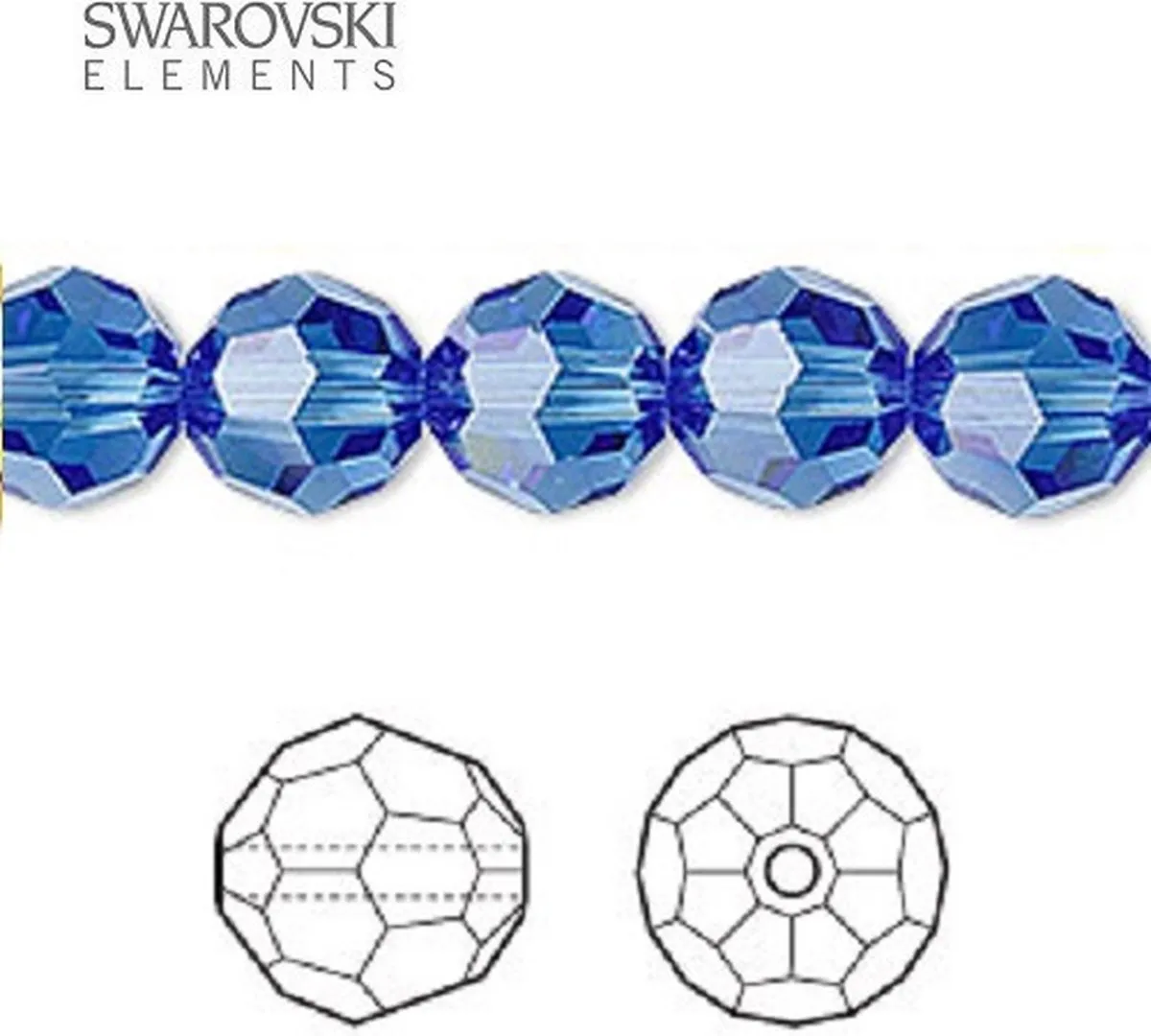 Swarovski Elements Ronde Kralen 10mm