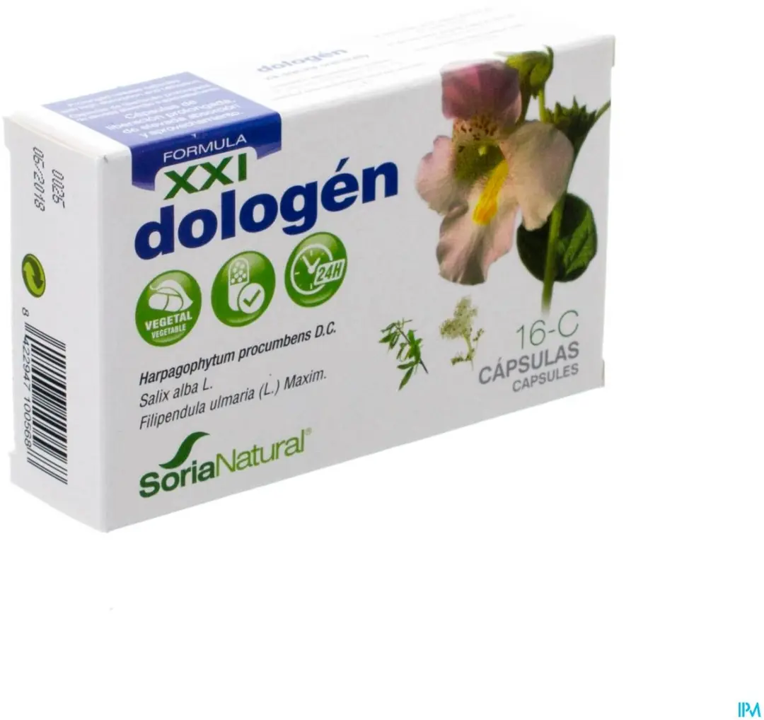 Soria Natural Dologen XXI 30 Capsules - afbeelding 4 van 4