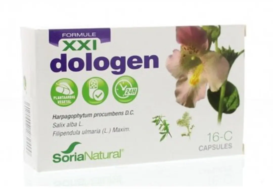 Soria Natural Dologen XXI 30 Capsules - afbeelding 3 van 4