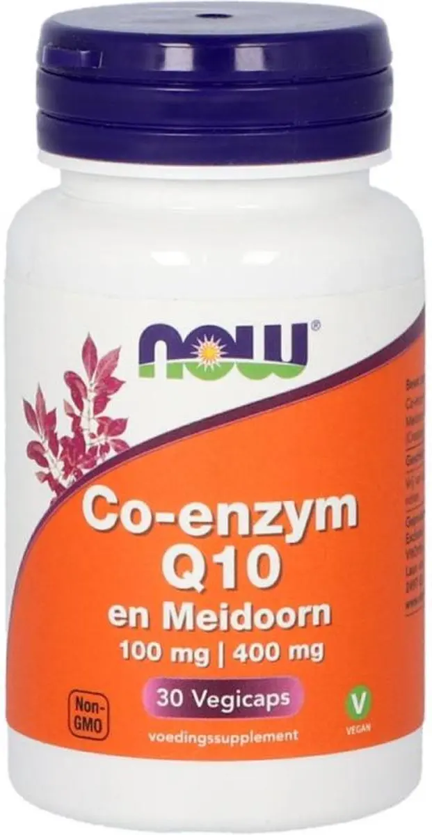Now Foods Co-Enzym Q10 Meidoorn 30 Vegicaps - afbeelding 6 van 6
