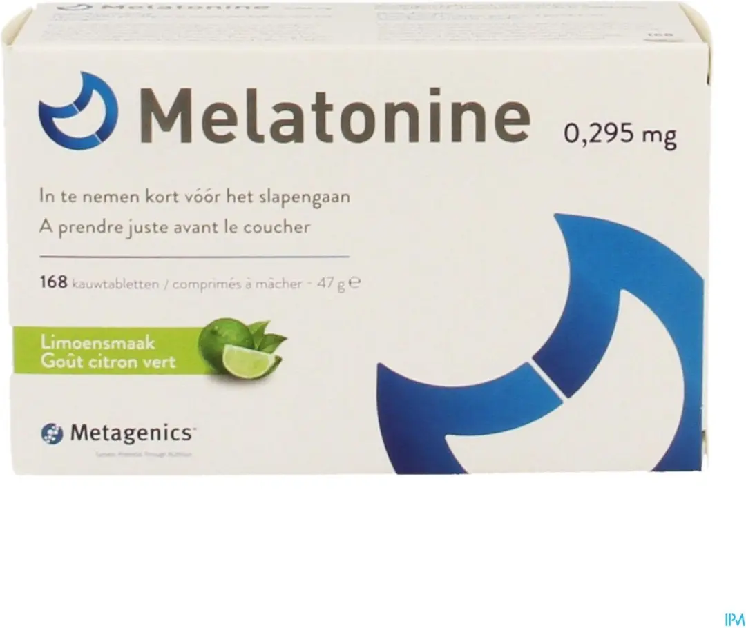 Metagenics Melatonine 168 Kauwtabletten - afbeelding 2 van 2