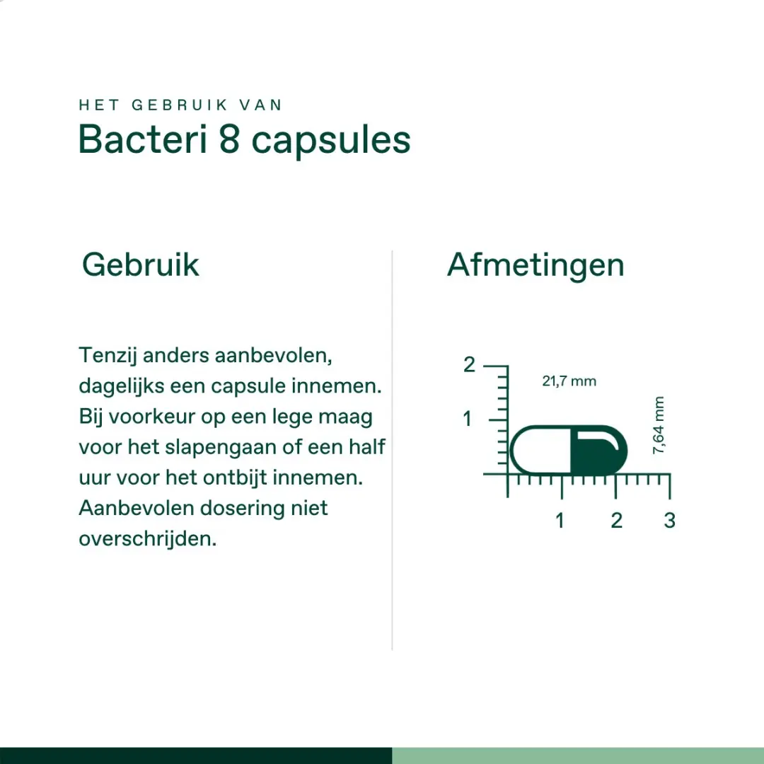Bonusan Bacteri 8 Probiotica - 28 Maagzuurbestendige Capsules