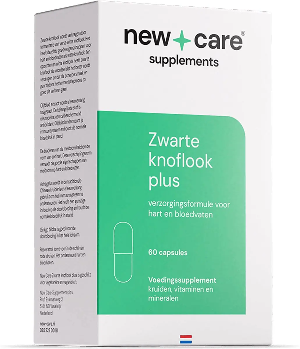 New Care Zwarte Knoflook Plus 60 Capsules