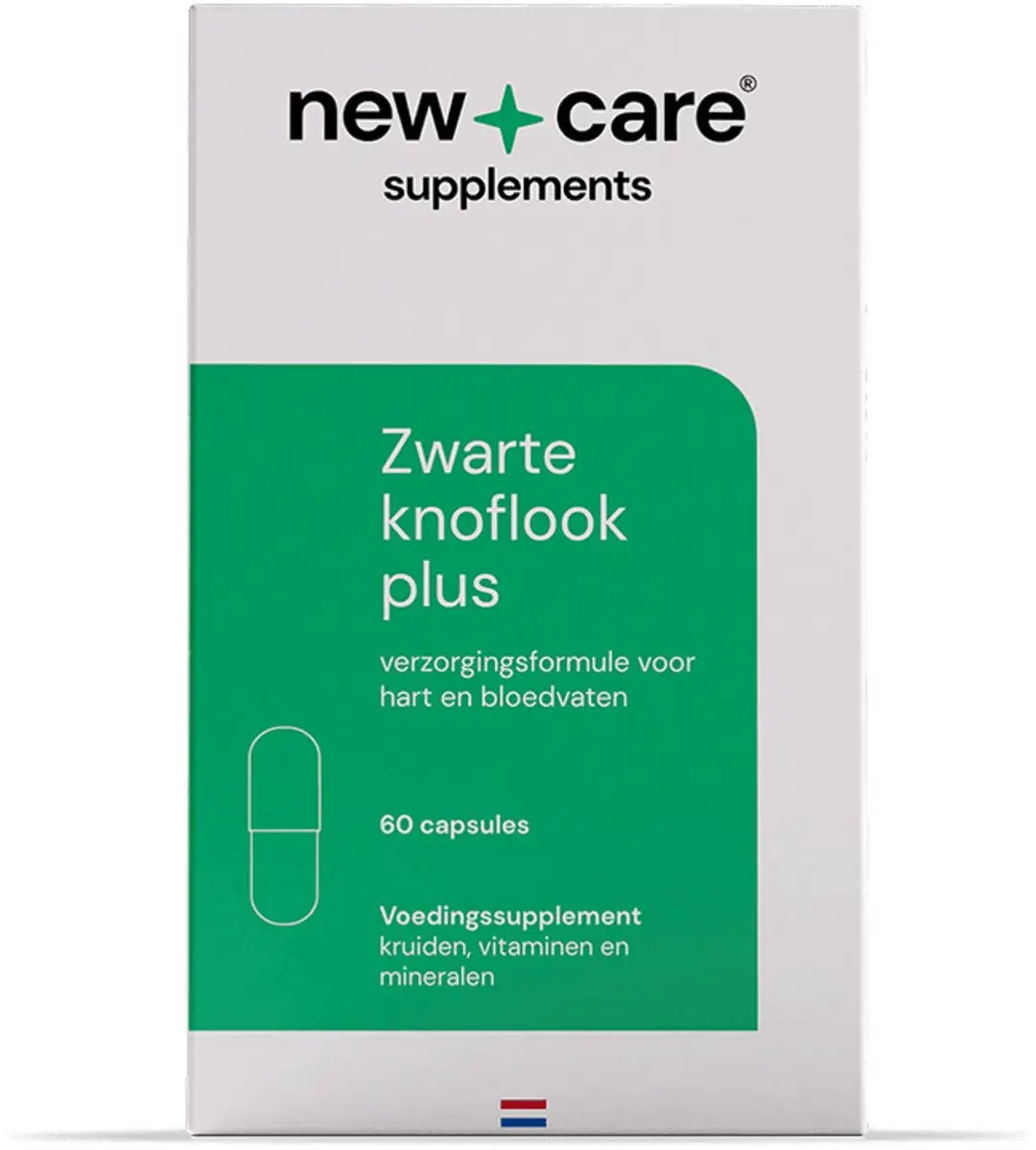 New Care Zwarte Knoflook Plus 60 Capsules - 72g - Vegan