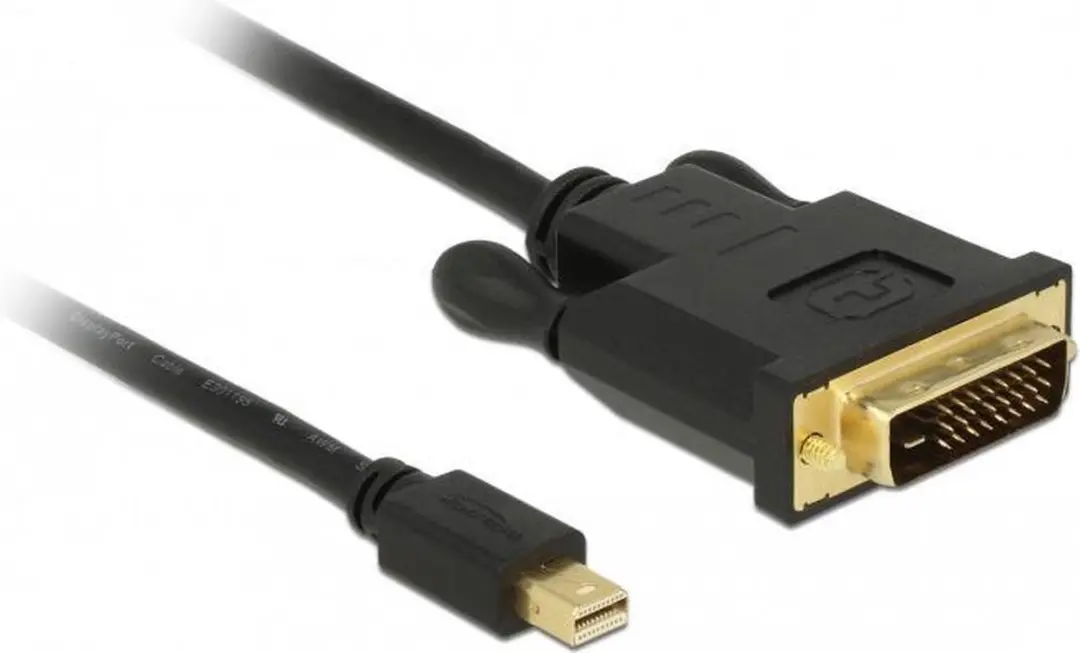 Kabel Mini DisplayPort 1.1 Male> DVI 24+1 mannelijk 2 m