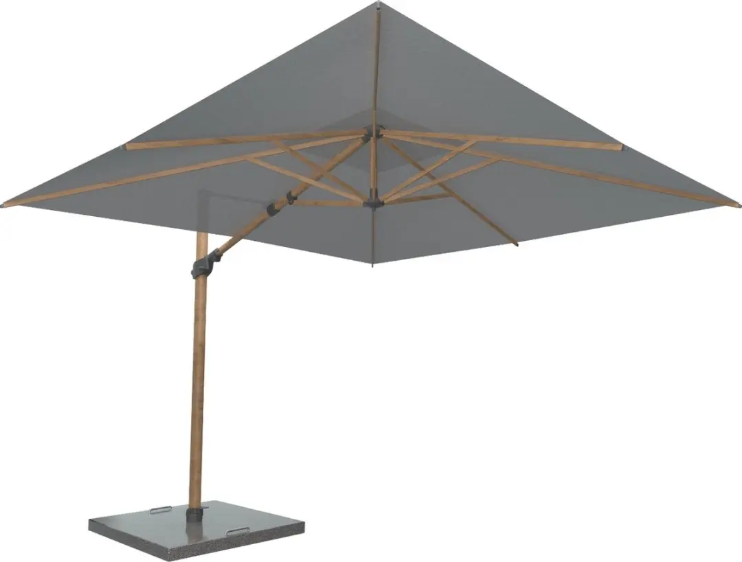 4 Seasons Outdoor Siesta Premium Zweefparasol 300x300 - Antraciet - afbeelding 2 van 6