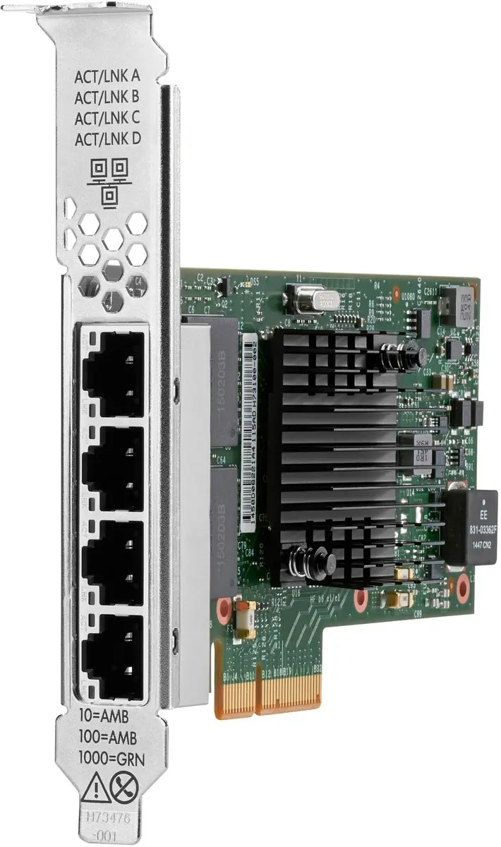 HPE I350-T4 4-Port 1Gb Ethernet Kaart