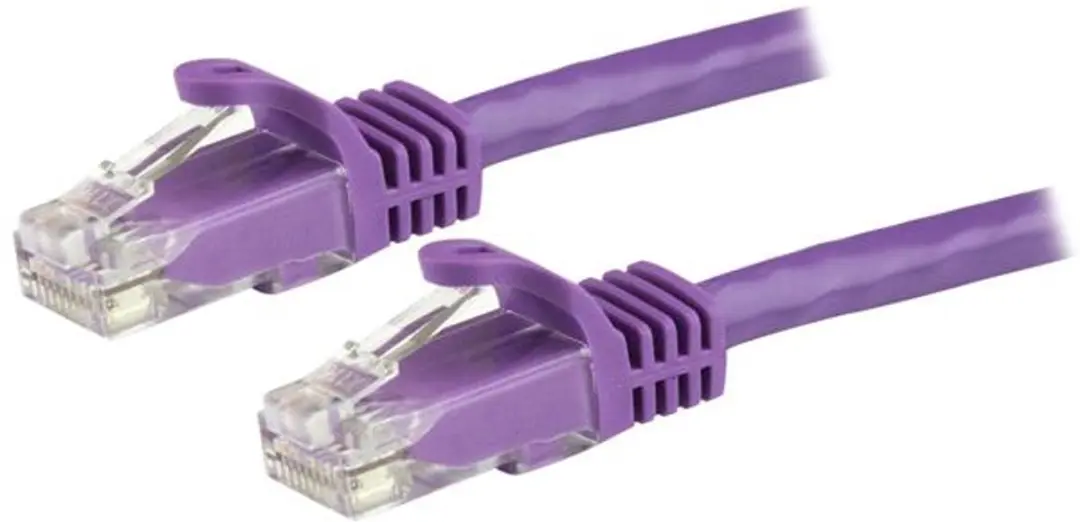 Startech Cat6 Gigabit Netwerkkabel 15m - Paars - afbeelding 2 van 3
