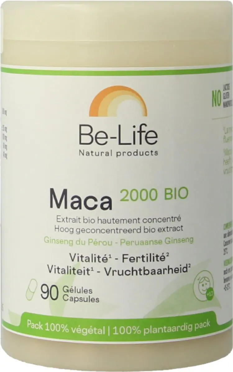 Be-Life Maca 2000 Bio 90 Capsules