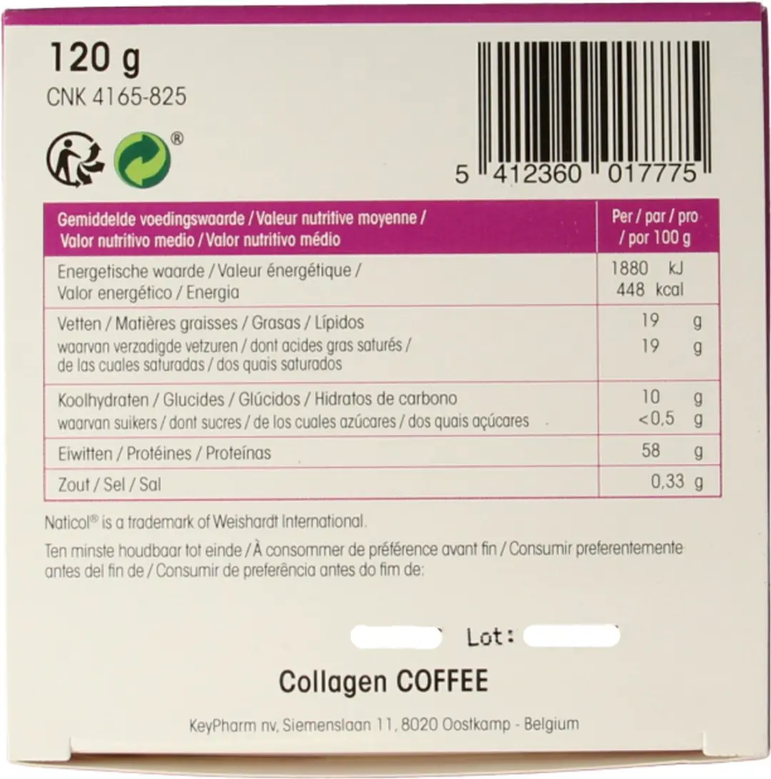 Physalis Collagen Coffee 120ml - 12 Stuks - afbeelding 3 van 6