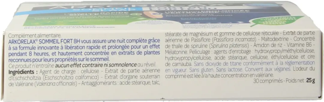 Arkopharma Arkorelax Slaap Forte 30 Tabletten - afbeelding 5 van 6