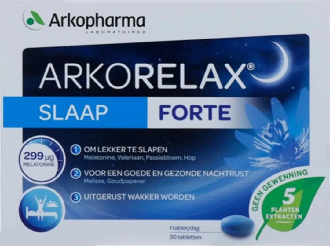 Arkopharma Arkorelax Slaap Forte 30 Tabletten - afbeelding 2 van 6