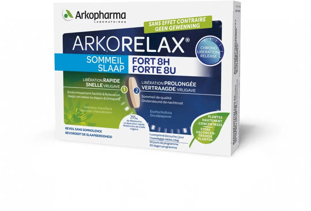 Arkopharma Arkorelax Slaap Forte 30 Tabletten