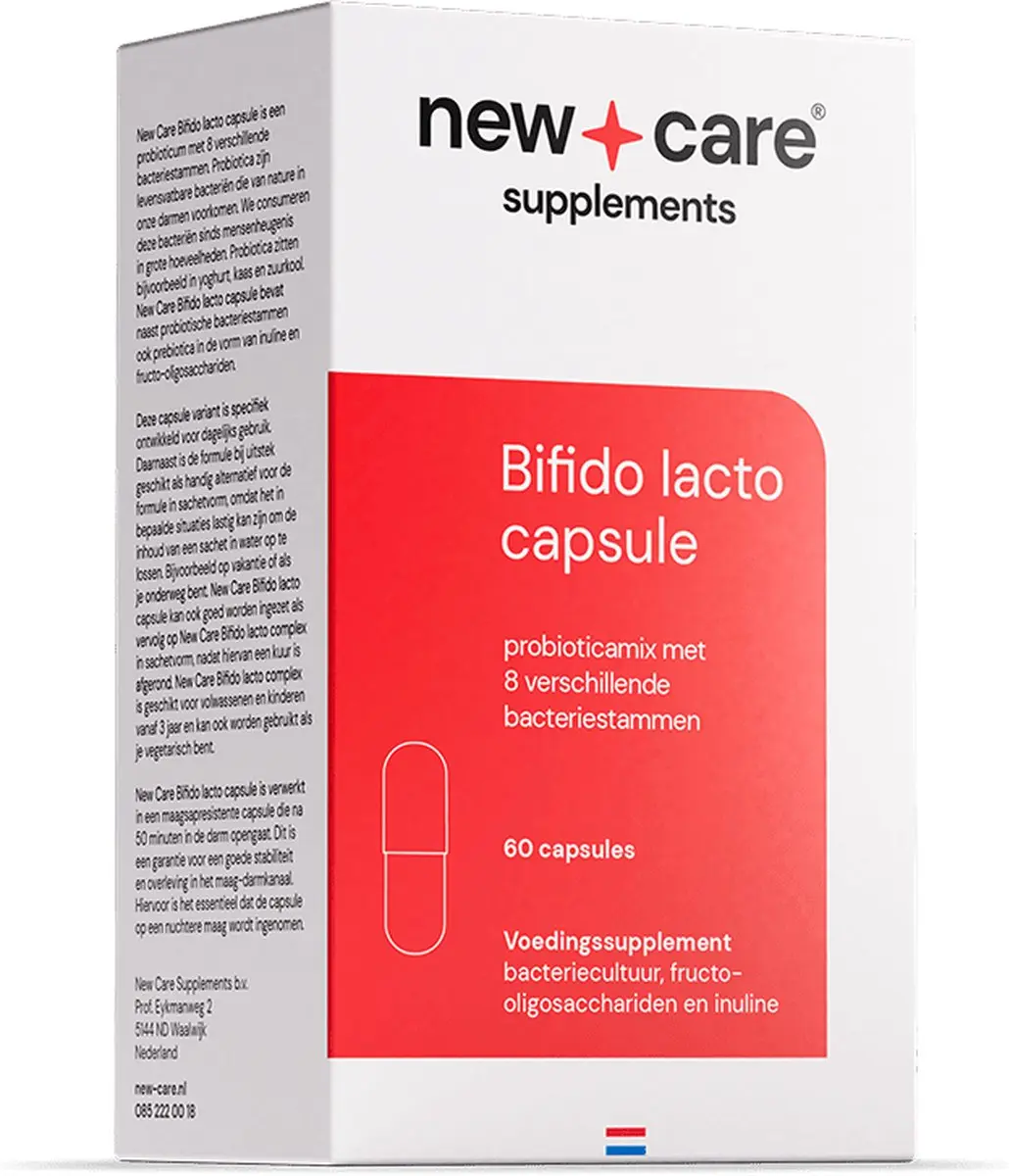 New Care Bifido Lacto Capsules 60 Stuks