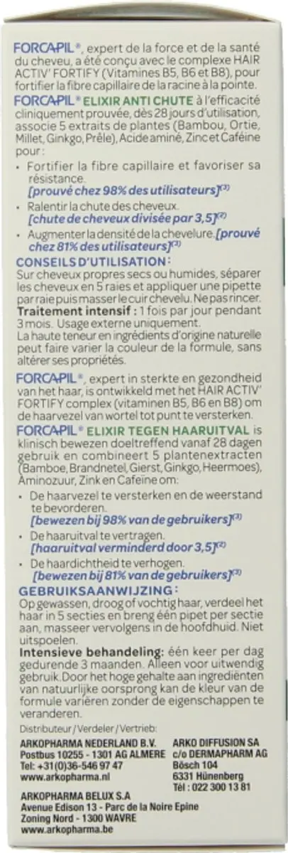 Arkopharma Forcapil Elixer Haaruitval 50ml