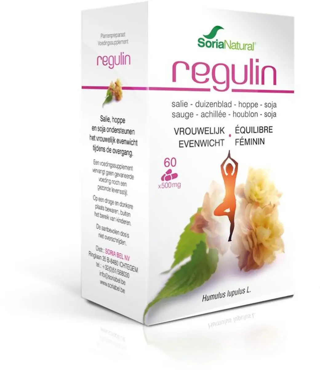 Soria Natural Regulin Capsules - 60 Stuks - afbeelding 3 van 5