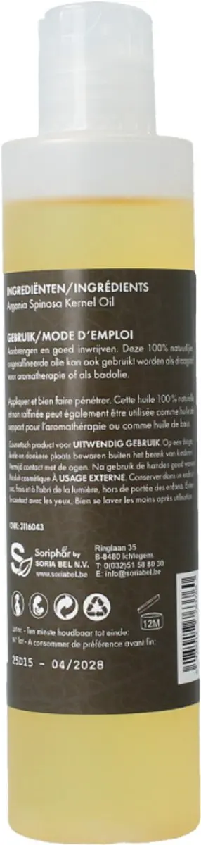 Soria Natural Arganolie 200ml