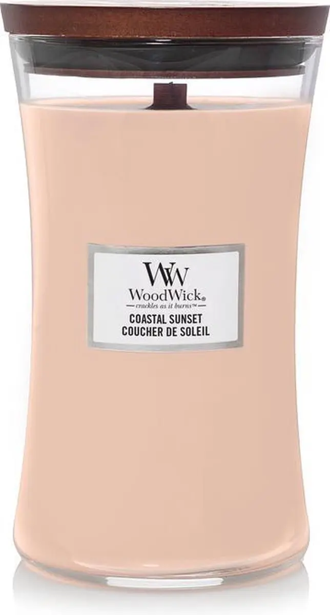Woodwick Hourglass Geurkaars Coastal Sunset