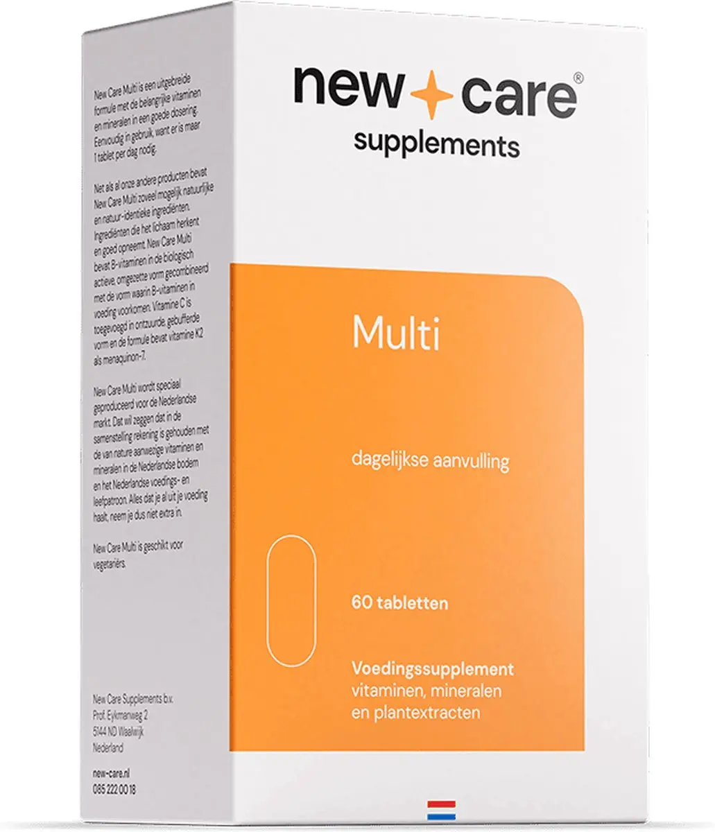 New Care Multivitamine Dagelijkse Aanvulling 60 Tabletten