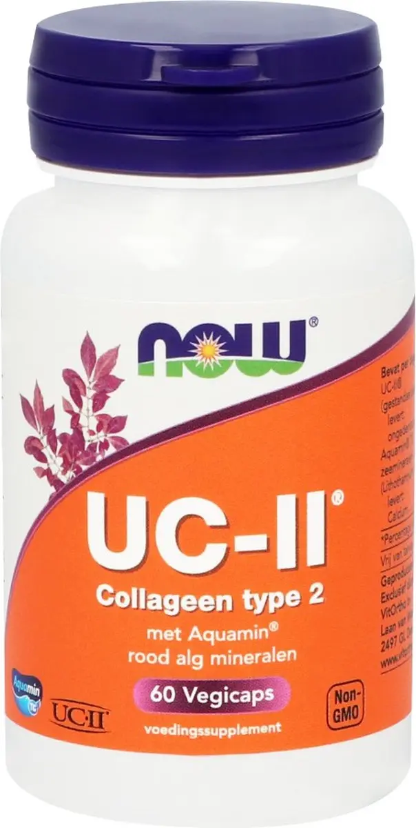 Now Foods UC-II Collageen Type 2 60 Vegicaps - afbeelding 3 van 4