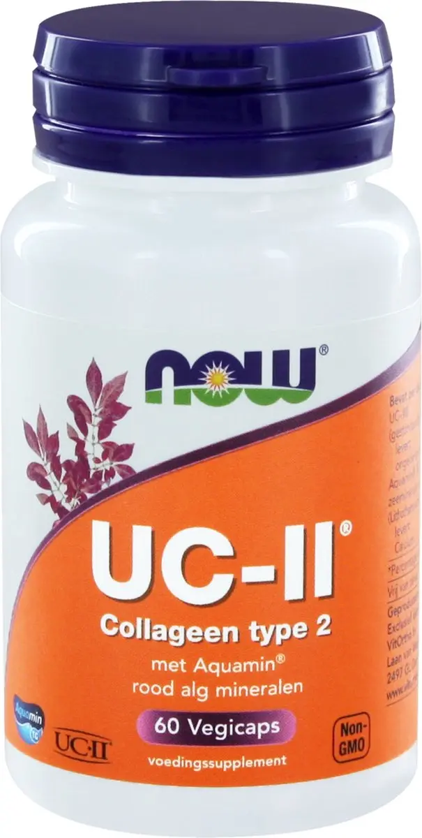 Now Foods UC-II Collageen Type 2 60 Vegicaps - afbeelding 2 van 4