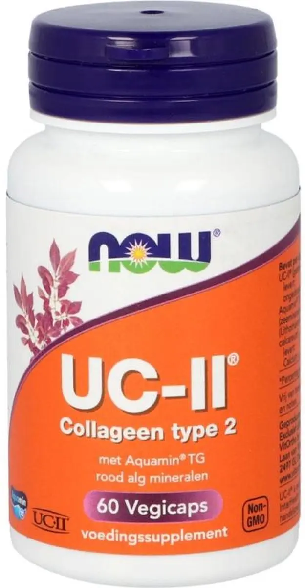 Now Foods UC-II Collageen Type 2 60 Vegicaps - afbeelding 4 van 4