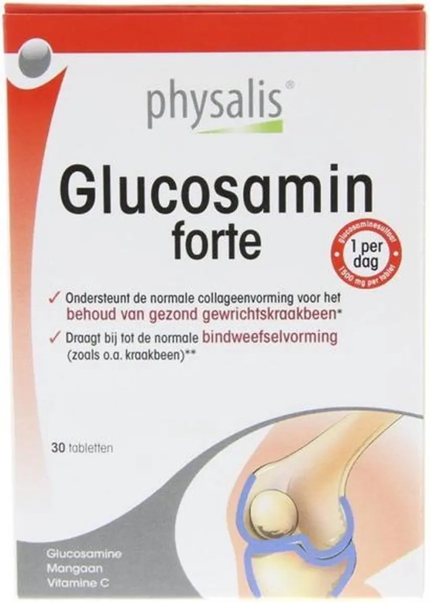 Physalis Glucosamin Forte 120 Tabletten - afbeelding 5 van 6