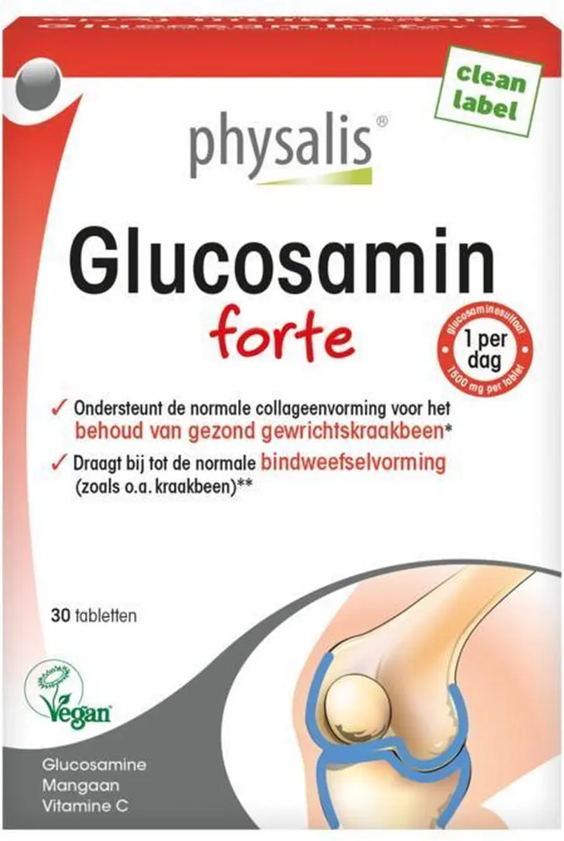 Physalis Glucosamin Forte 120 Tabletten - afbeelding 6 van 6