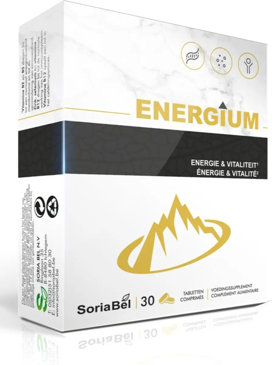 Soria Natural Energium 30 Tabletten - afbeelding 2 van 2