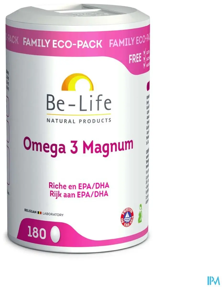 Be-Life Omega 3 Magnum 180 Capsules