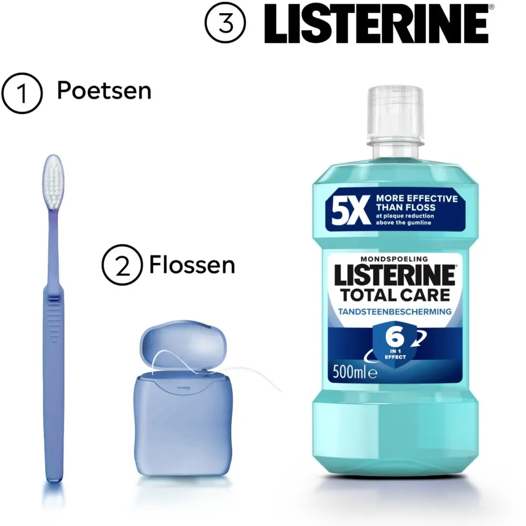 Listerine Total Care Mondwater 500ml