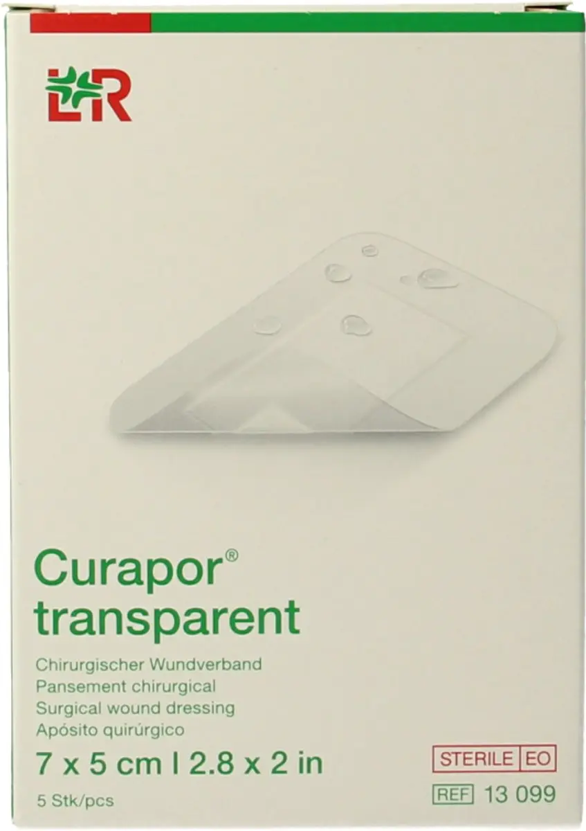 Lohmann & Rauscher Curapor Transparant 7x5cm - 5 Stuks - afbeelding 6 van 6