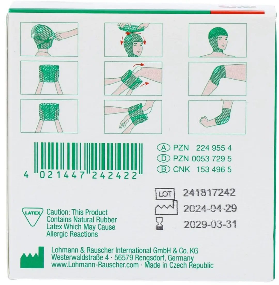 Lohmann & Rauscher TG Fix Netverband 4m - Hoofd/Been/Arm - afbeelding 5 van 6