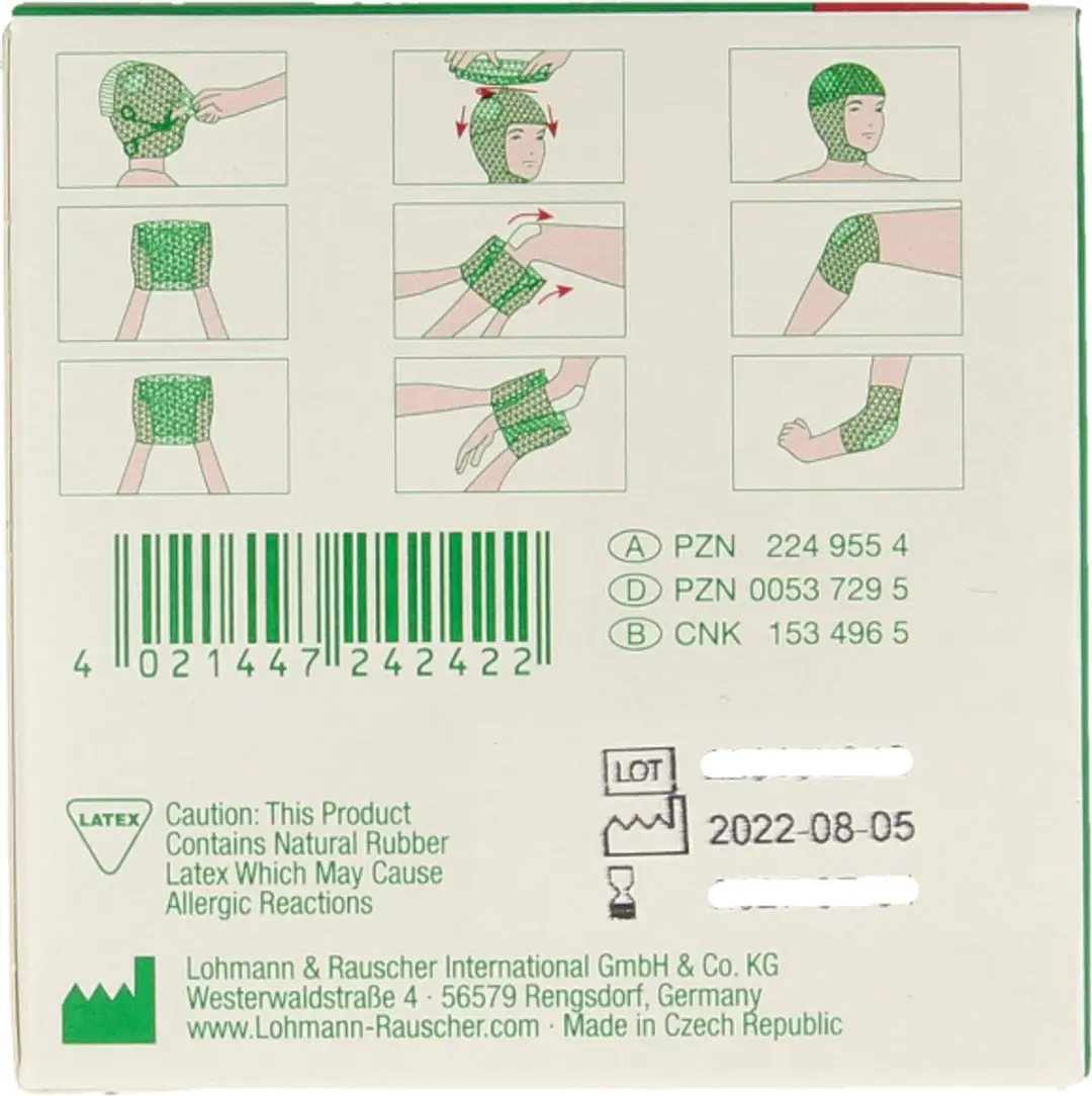 Lohmann & Rauscher TG Fix Netverband 4m - Hoofd/Been/Arm - afbeelding 3 van 6