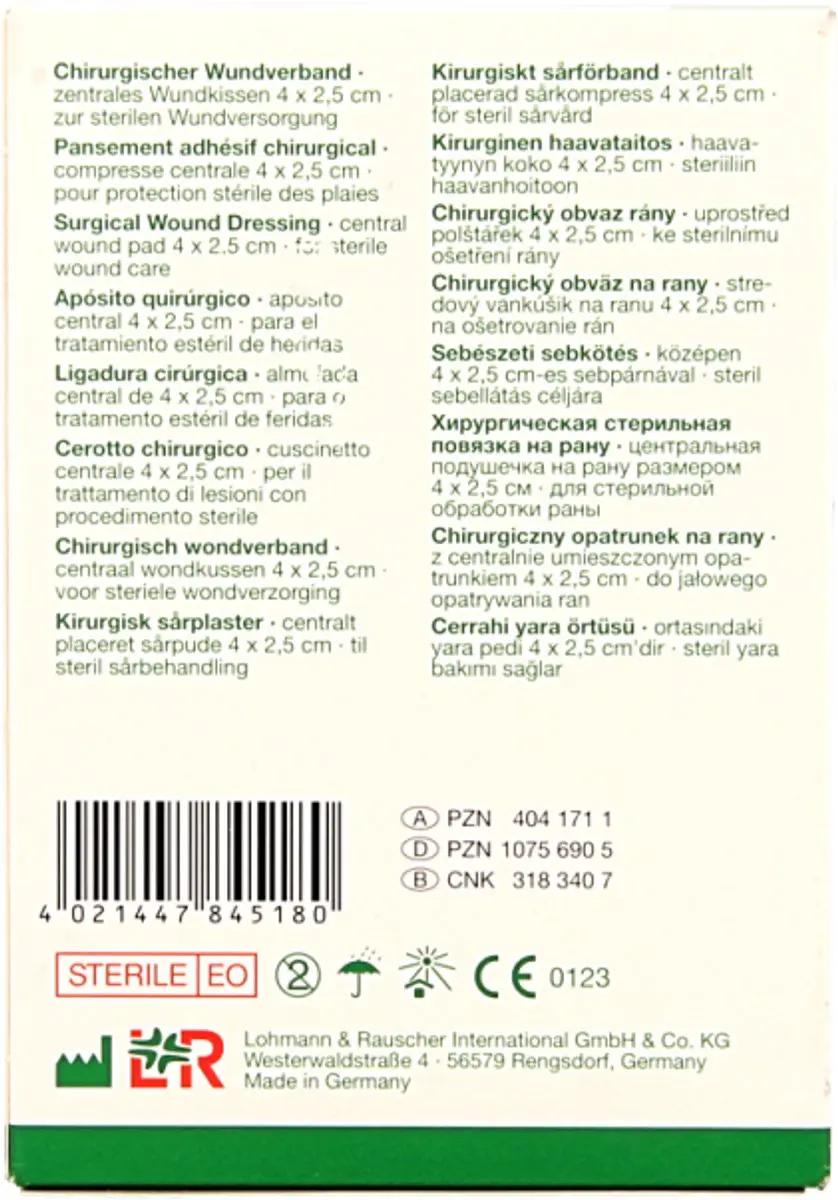 Lohmann & Rauscher Curapor Wondpleister 7x5cm - 5 Stuks - afbeelding 3 van 6
