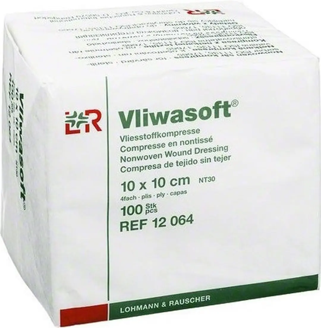 Lohmann & Rauscher Vliwasoft Vlieskompres 10x10cm