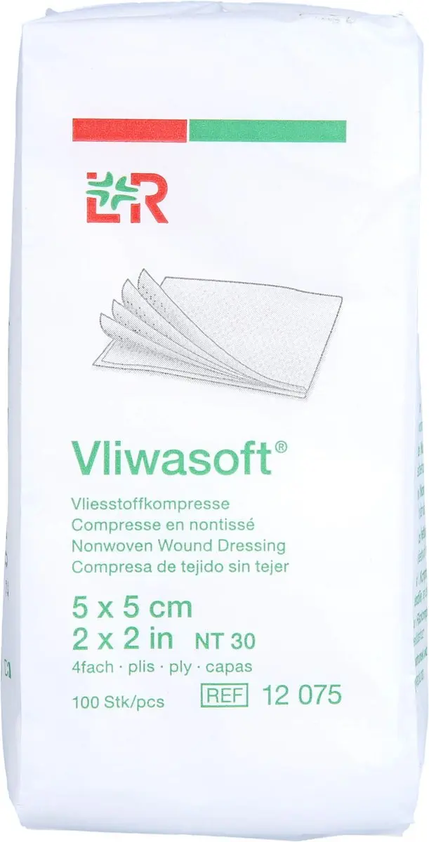 Lohmann & Rauscher Vliwasoft Vlieskompres 5x5cm