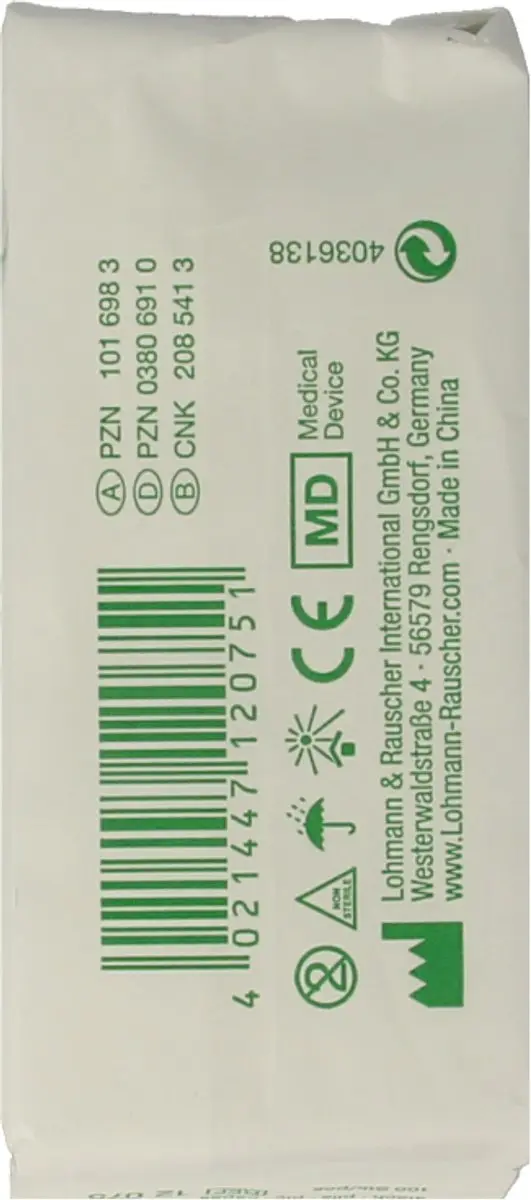 Lohmann & Rauscher Vliwasoft Vlieskompres 5x5cm - 100 Stuks - afbeelding 2 van 6
