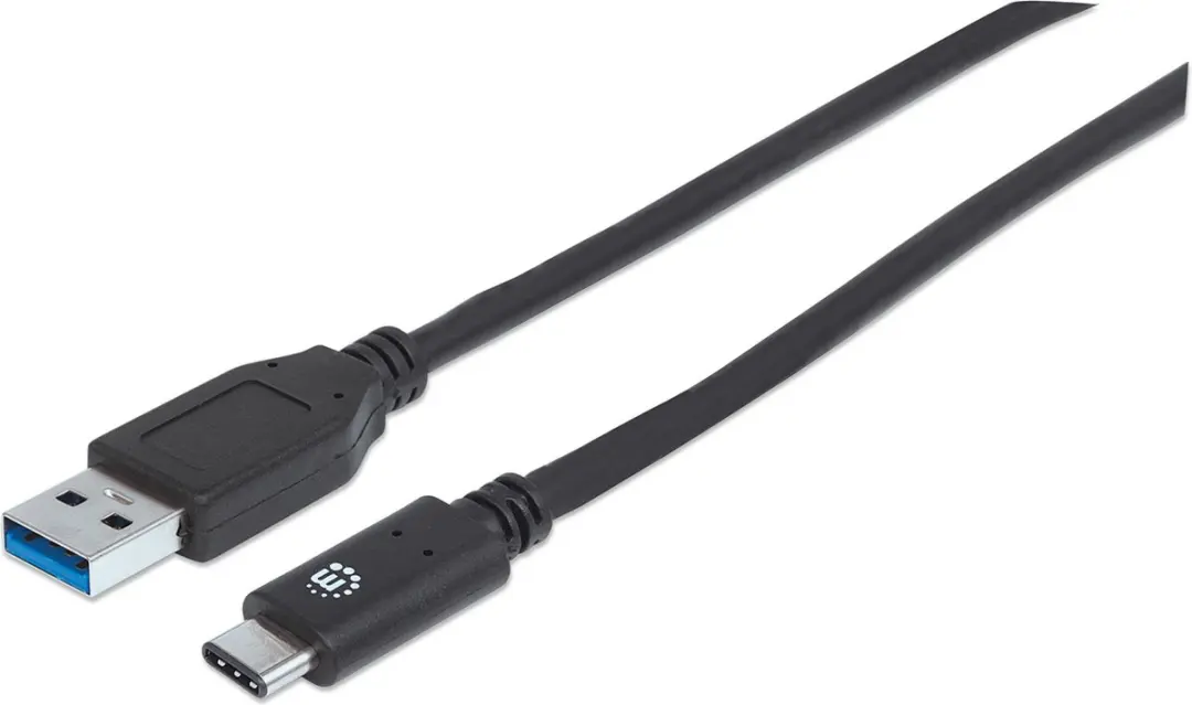 Manhattan 353373 USB-kabel USB-A naar USB-C 1m