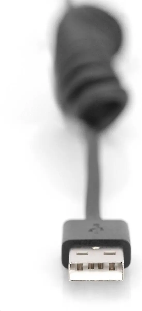 Digitus USB 2.0 USB-A naar USB-C Kabel 1m - Zwart - afbeelding 5 van 5