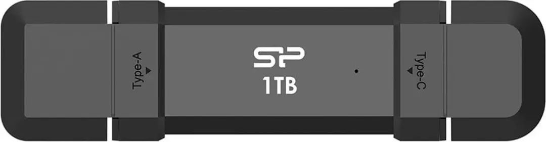 Silicon Power DS72 SP001TBUC3S72VPK USB-stick 1TB - USB-C 3.2 Gen 2 - Zwart - afbeelding 4 van 4