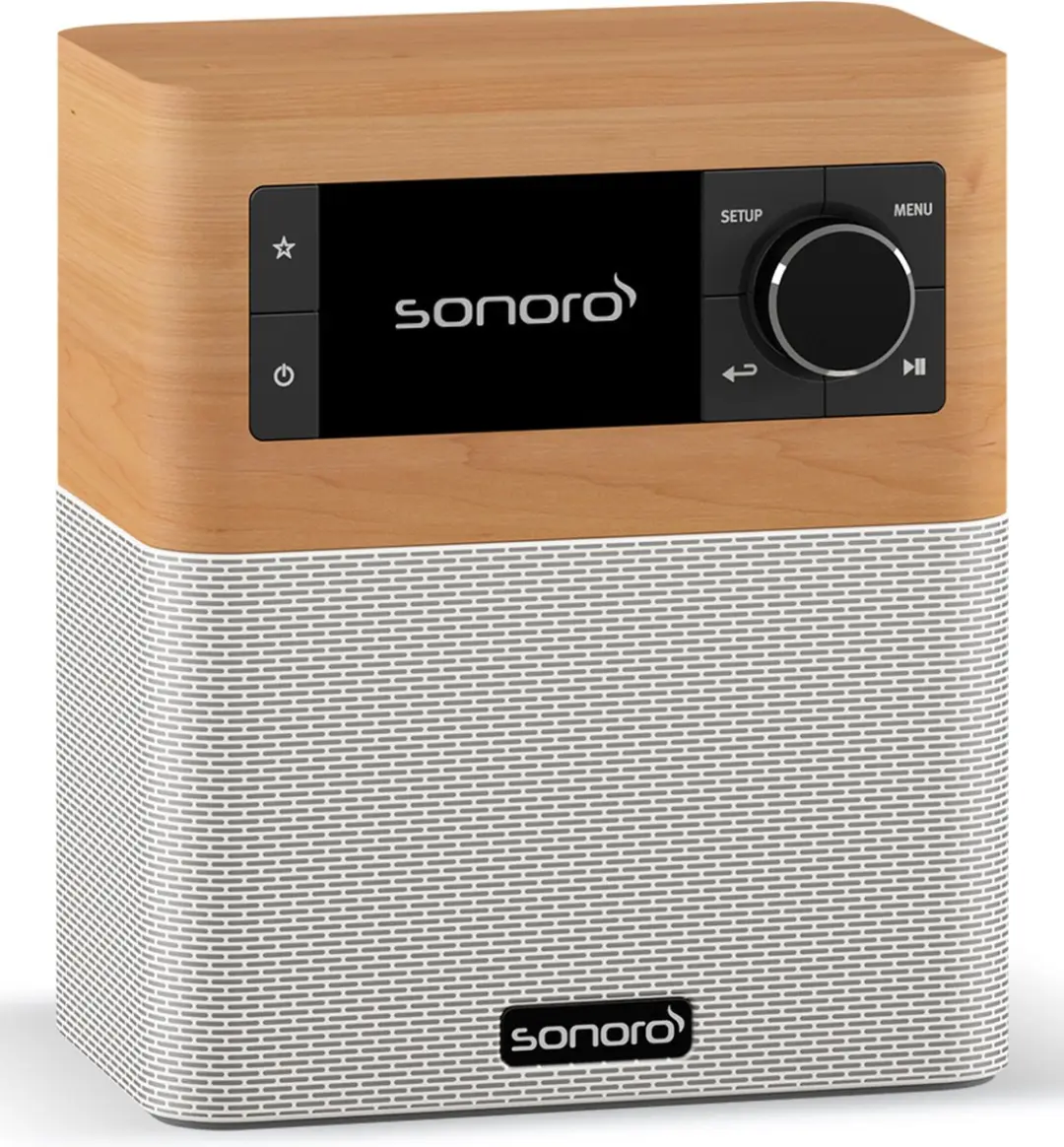 Sonoro STREAM SO-4110-101-MW Internet Radio - Esdoorn/Wit - afbeelding 4 van 5