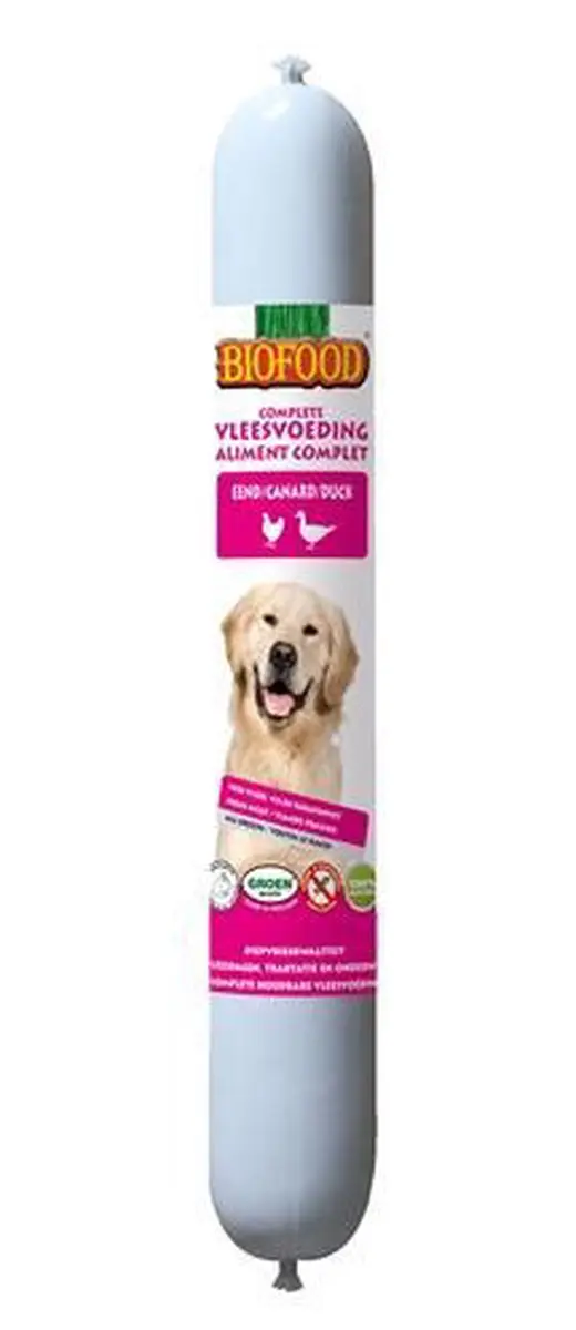 BF Petfood Biofood Vleesvoeding Eend Natvoer 800g