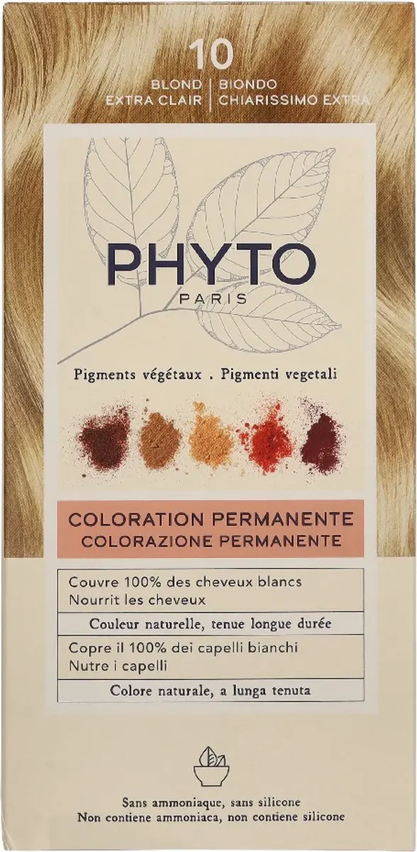 Phyto Paris Color 10-Rubio Extra Claro Permanent Kleur 500ml