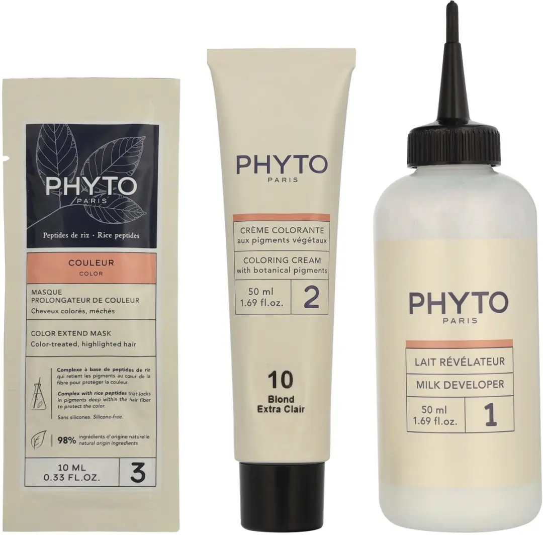 Phyto Paris Color 10-Rubio Extra Claro Permanent Kleur 500ml